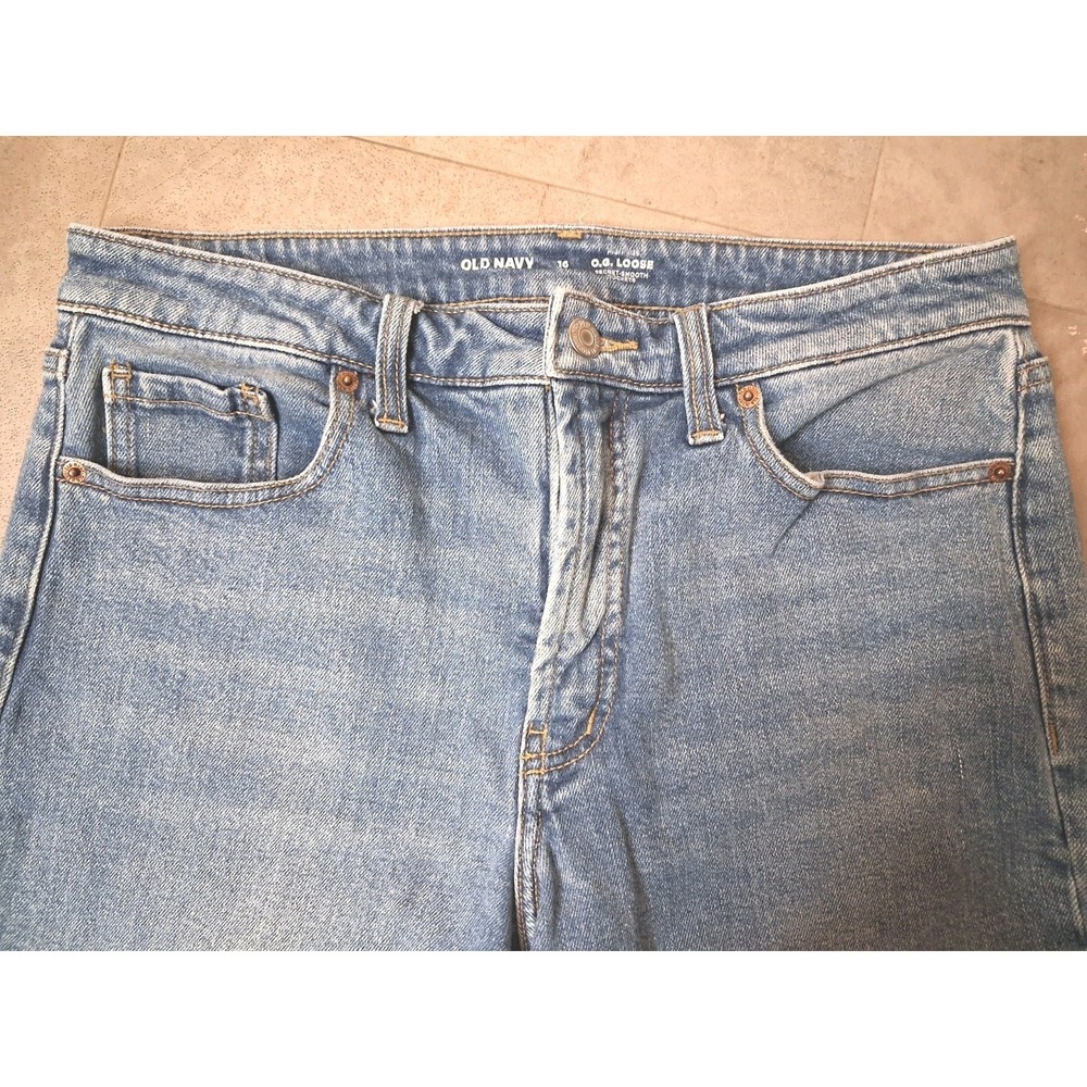 Old Navy High Waist OG Loose Womens Size 10 Wide Leg Causal Workwear - Picture 5 of 8